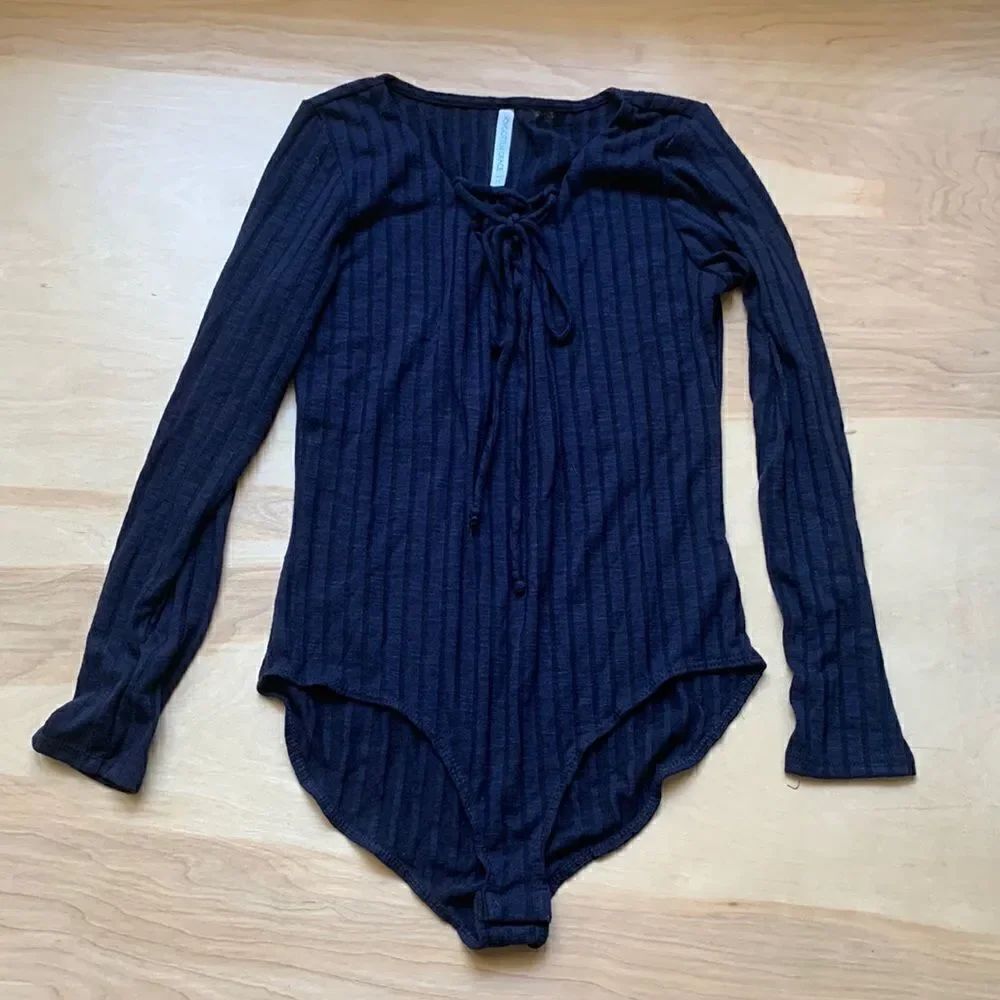 Forgotten Grace Navy Bodysuit 